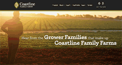 Desktop Screenshot of coastlinefamilyfarms.com